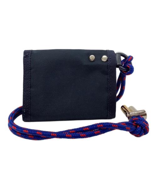 sacai（サカイ）sacai (サカイ) PORTER (ポーター) ナイロン トリフォールド ウォレット ネイビーの古着・服飾アイテム