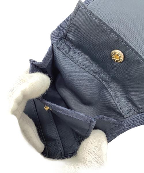 sacai（サカイ）sacai (サカイ) PORTER (ポーター) ナイロン トリフォールド ウォレット ネイビーの古着・服飾アイテム