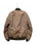 LAD MUSICIAN (ラッドミュージシャン) フライトジャケット ブラウン サイズ:44：6000円