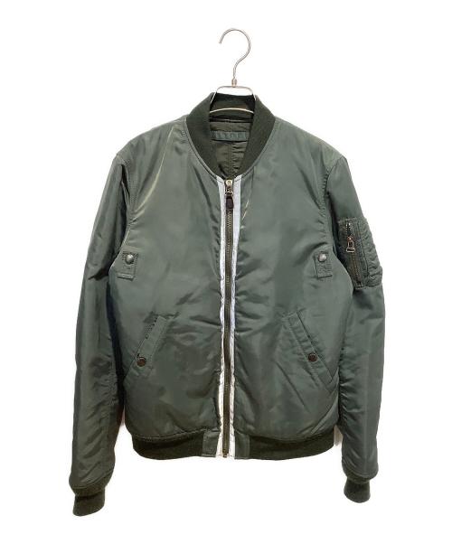 HELMUT LANG（ヘルムートラング）HELMUT LANG (ヘルムートラング) ボンバージャケット カーキ サイズ:Mの古着・服飾アイテム