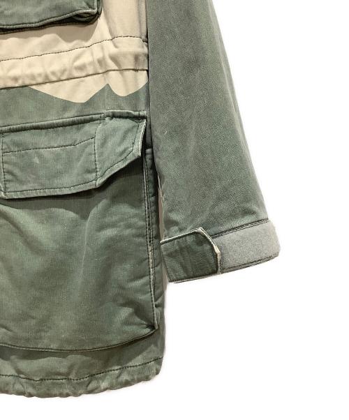 CAV EMPT（シーイー）CAV EMPT (シーイー) 2017SS Vend Smock Jacket グリーン×ホワイト サイズ:Mの古着・服飾アイテム