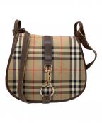 Burberry'sバーバリー）の古着「ノバチェック ショルダーバッグ」｜ブラウン