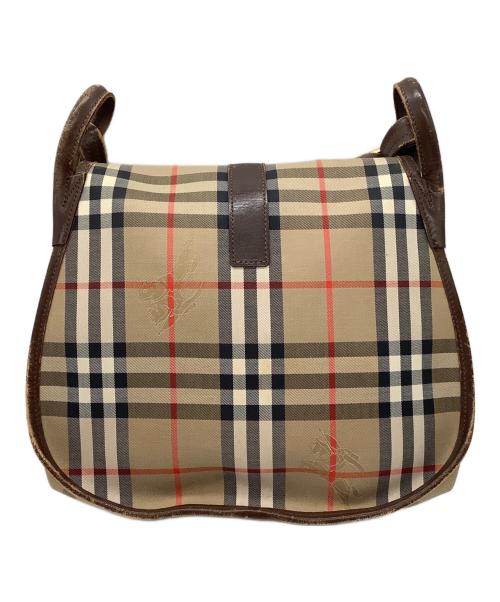 Burberry's（バーバリー）Burberry's (バーバリーズ) ノバチェック ショルダーバッグ ブラウンの古着・服飾アイテム