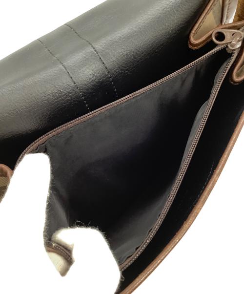 Burberry's（バーバリー）Burberry's (バーバリーズ) ノバチェック ショルダーバッグ ブラウンの古着・服飾アイテム