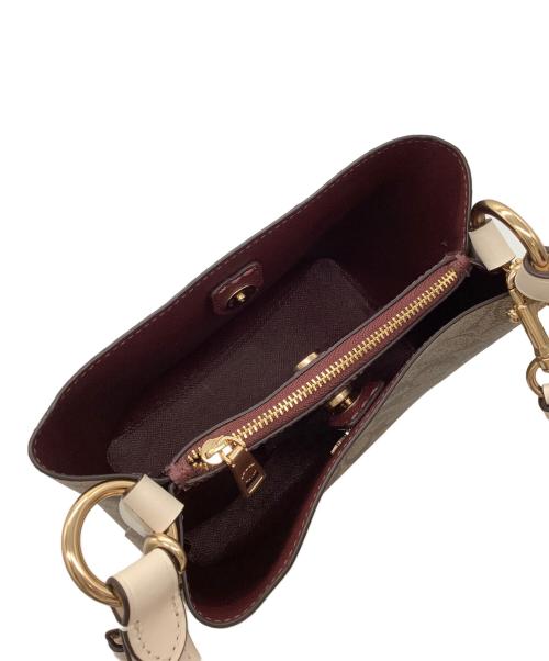 COACH（コーチ）COACH (コーチ) シグネチャー 2WAY ショルダーバッグ ベージュの古着・服飾アイテム