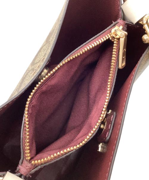 COACH（コーチ）COACH (コーチ) シグネチャー 2WAY ショルダーバッグ ベージュの古着・服飾アイテム