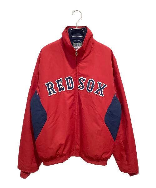 Majestic（マジェスティック）Majestic (マジェスティック) レッドソックス ベースボールジャケット レッド サイズ:Sの古着・服飾アイテム