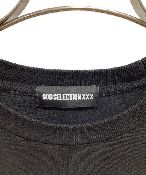 GOD SELECTION XXX（ゴッドセレクショントリプルエックス）GOD SELECTION XXX (ゴッドセレクショントリプルエックス) フォトTシャツ ブラック サイズ:XLの古着・服飾アイテム