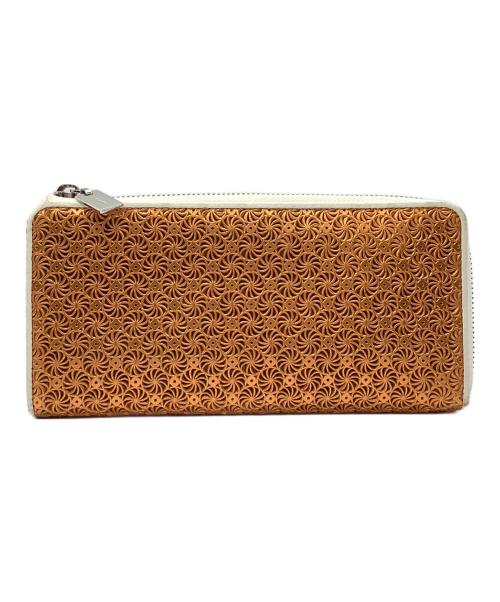 HIROKO HAYASHI（ヒロコ ハヤシ）HIROKO HAYASHI (ヒロコ ハヤシ) 長財布 オレンジの古着・服飾アイテム