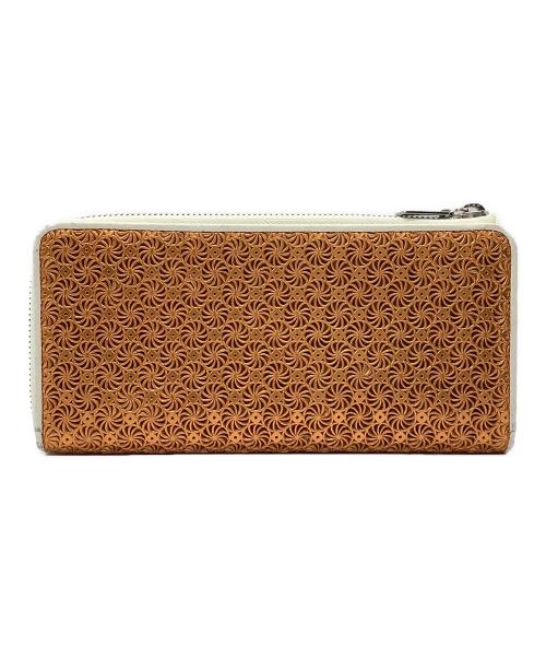 HIROKO HAYASHI（ヒロコ ハヤシ）HIROKO HAYASHI (ヒロコ ハヤシ) 長財布 オレンジの古着・服飾アイテム