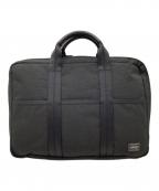 PORTERポーター）の古着「HYBRID 2WAY BRIEFCASE(M)」｜ブラック