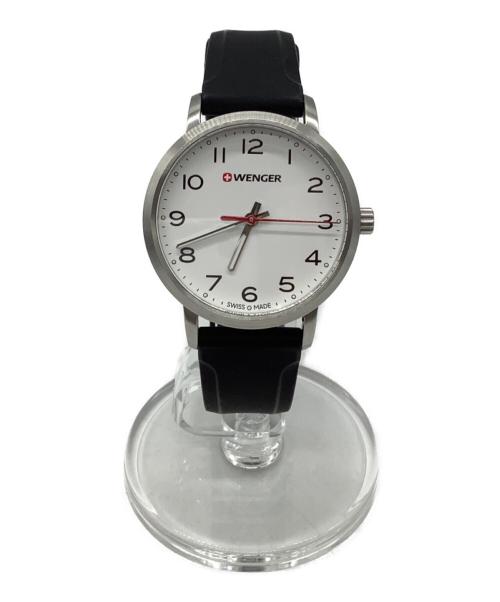 WENGER（ウェンガー）WENGER (ウェンガー) AVENUE 01.1621.103 ラバーベルト リストウォッチ ホワイトの古着・服飾アイテム