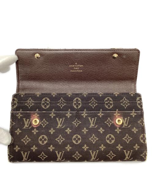 LOUIS VUITTON（ルイ ヴィトン）LOUIS VUITTON (ルイ ヴィトン) モノグラム・ミニ・ラン 長財布 ブラウンの古着・服飾アイテム