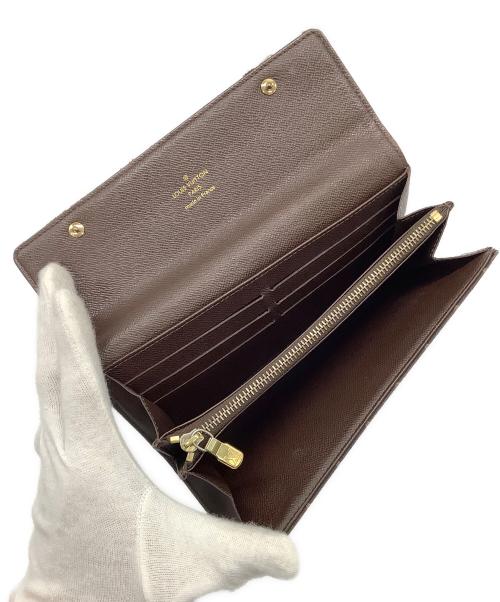 LOUIS VUITTON（ルイ ヴィトン）LOUIS VUITTON (ルイ ヴィトン) モノグラム・ミニ・ラン 長財布 ブラウンの古着・服飾アイテム