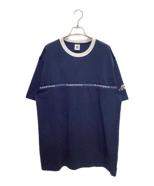 THE BLACK EYE PATCH（ブラックアイパッチ）THE BLACK EYE PATCH (ブラックアイパッチ) 半袖カットソー ネイビー サイズ:XLの古着・服飾アイテム