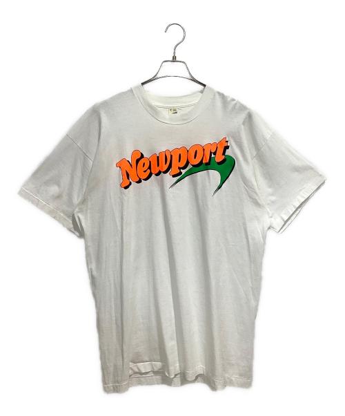 SCREEN STARS（スクリーンズスターズ）SCREEN STARS (スクリーンズスターズ) 半袖Tシャツ ホワイト×オレンジ サイズ:XLの古着・服飾アイテム