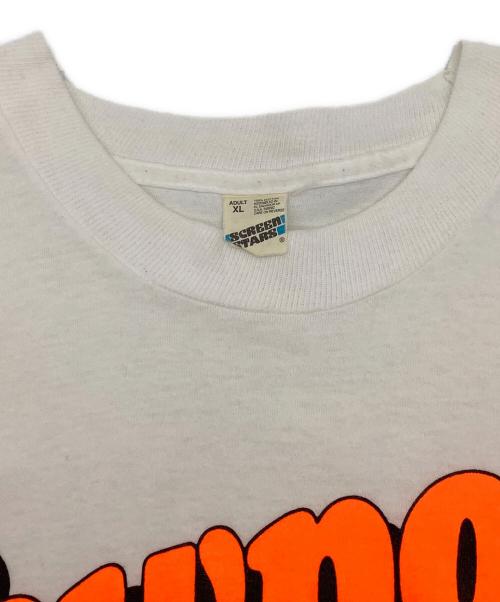 SCREEN STARS（スクリーンズスターズ）SCREEN STARS (スクリーンズスターズ) 半袖Tシャツ ホワイト×オレンジ サイズ:XLの古着・服飾アイテム