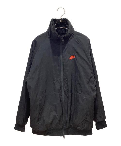 NIKE（ナイキ）NIKE (ナイキ) スウッシュ フルジップ ジャケット ブラック×レッド サイズ:Lの古着・服飾アイテム