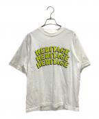 blurhms ROOTSTOCK×Bshopブラームスルーツストック×ビショップ）の古着「別注 HERITAGE プリントTシャツ」｜ホワイト