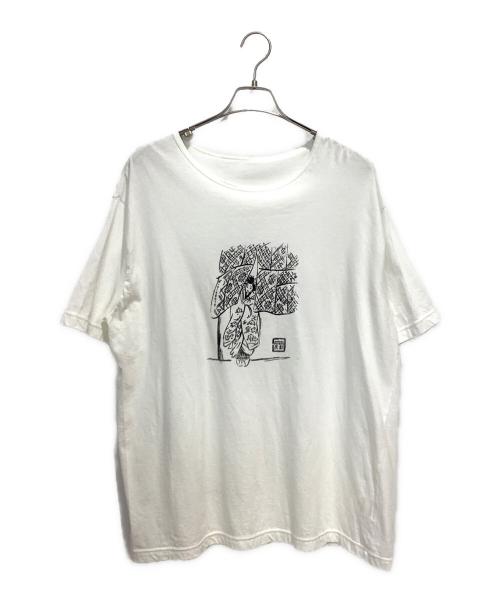 Porter Classic（ポータークラシック）Porter Classic (ポータークラシック) 半袖カットソー ホワイト サイズ:Lの古着・服飾アイテム