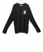 BURBERRYバーバリー）の古着「長袖Tシャツ」｜ブラック