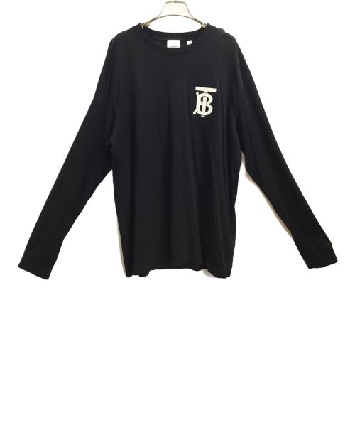 BURBERRY（バーバリー）BURBERRY (バーバリー) 長袖Tシャツ ブラック サイズ:Lの古着・服飾アイテム