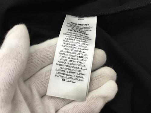 BURBERRY（バーバリー）BURBERRY (バーバリー) 長袖Tシャツ ブラック サイズ:Lの古着・服飾アイテム