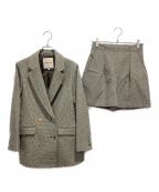 Apuweiser-richeアプワイザーリッシェ）の古着「ジャガード セットアップ」｜グレー