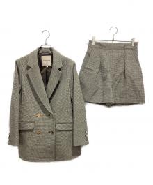 Apuweiser-riche（アプワイザーリッシェ）の古着「ジャガード セットアップ」｜グレー