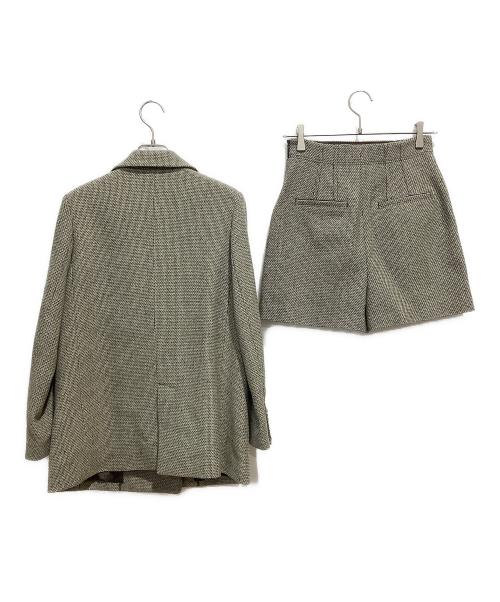 Apuweiser-riche（アプワイザーリッシェ）Apuweiser-riche (アプワイザーリッシェ) ジャガード セットアップ グレー サイズ:1/0の古着・服飾アイテム