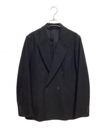 DESCENTE（デサント）の古着「ダブルジャケット」｜ブラック