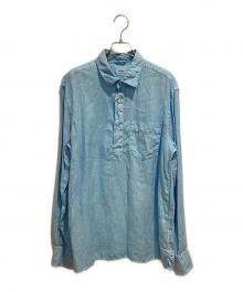 ASPESI（アスペジ）の古着「長袖リネンシャツ」｜スカイブルー