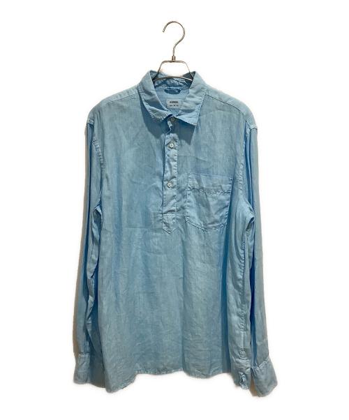 ASPESI（アスペジ）ASPESI (アスペジ) 長袖リネンシャツ スカイブルー サイズ:Mの古着・服飾アイテム