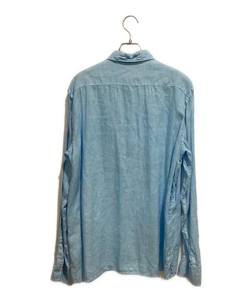 ASPESI（アスペジ）ASPESI (アスペジ) 長袖リネンシャツ スカイブルー サイズ:Mの古着・服飾アイテム