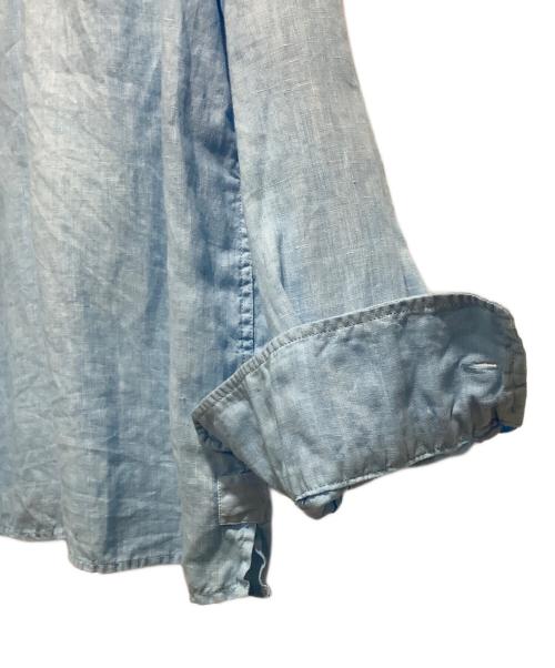 ASPESI（アスペジ）ASPESI (アスペジ) 長袖リネンシャツ スカイブルー サイズ:Mの古着・服飾アイテム