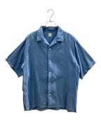 Ron Hermanロンハーマン）の古着「半袖 オープンカラー ガーゼ シャツ」｜ブルー