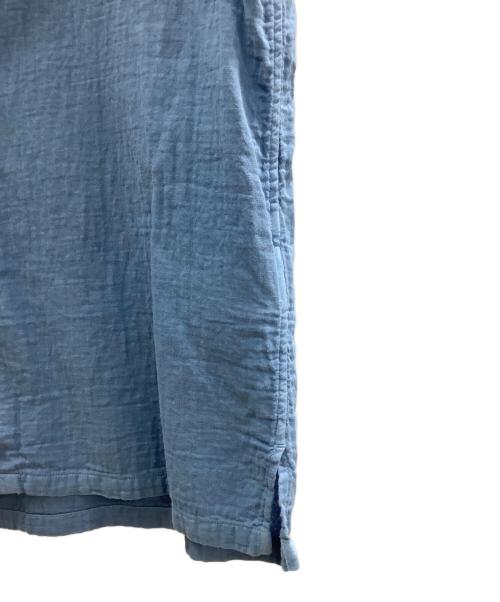 Ron Herman（ロンハーマン）Ron Herman (ロンハーマン) 半袖 オープンカラー ガーゼ シャツ ブルー サイズ:Mの古着・服飾アイテム