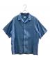 Ron Herman（ロンハーマン）の古着「半袖 オープンカラー ガーゼ シャツ」｜ブルー