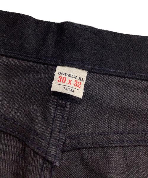 RRL（ダブルアールエル）RRL (ダブルアールエル) Vintage 5 Pocket Black Selvedge Jeans ブラック サイズ:30x32の古着・服飾アイテム