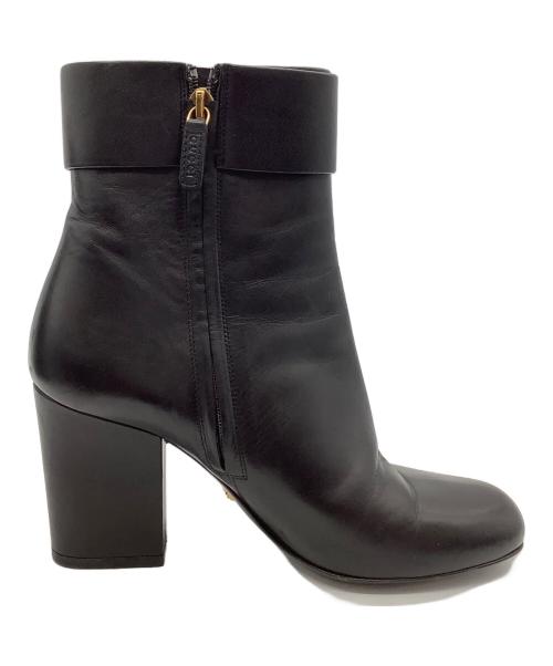 GUCCI（グッチ）GUCCI (グッチ) ショートブーツ ブラック サイズ:36の古着・服飾アイテム