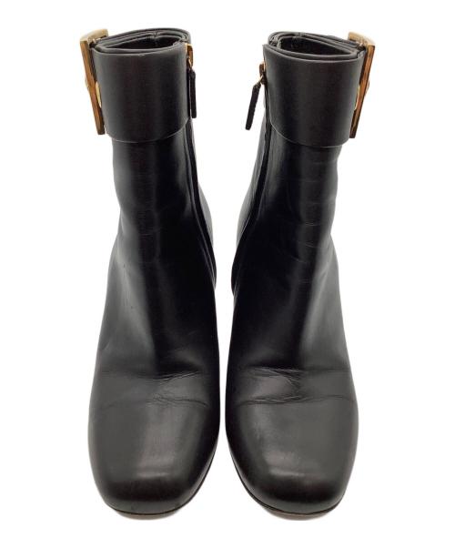 GUCCI（グッチ）GUCCI (グッチ) ショートブーツ ブラック サイズ:36の古着・服飾アイテム