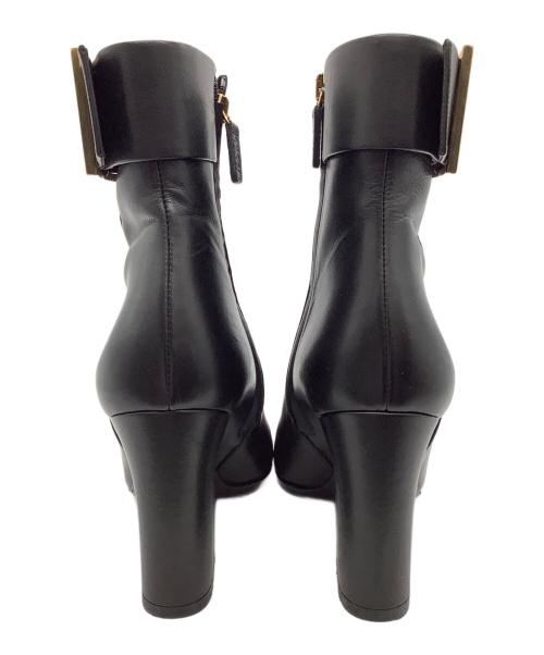 GUCCI（グッチ）GUCCI (グッチ) ショートブーツ ブラック サイズ:36の古着・服飾アイテム