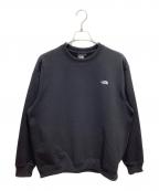 THE NORTH FACEザ ノース フェイス）の古着「スモールロゴヘザースウェットクルー」｜ブラック