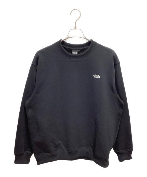 THE NORTH FACE（ザ ノース フェイス）THE NORTH FACE (ザ ノース フェイス) スモールロゴヘザースウェットクルー ブラック サイズ:Lの古着・服飾アイテム