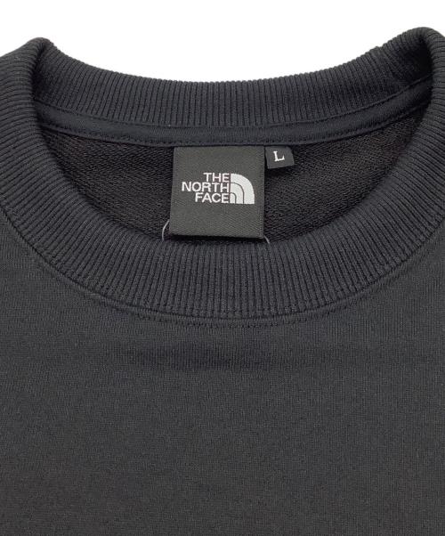 THE NORTH FACE（ザ ノース フェイス）THE NORTH FACE (ザ ノース フェイス) スモールロゴヘザースウェットクルー ブラック サイズ:Lの古着・服飾アイテム