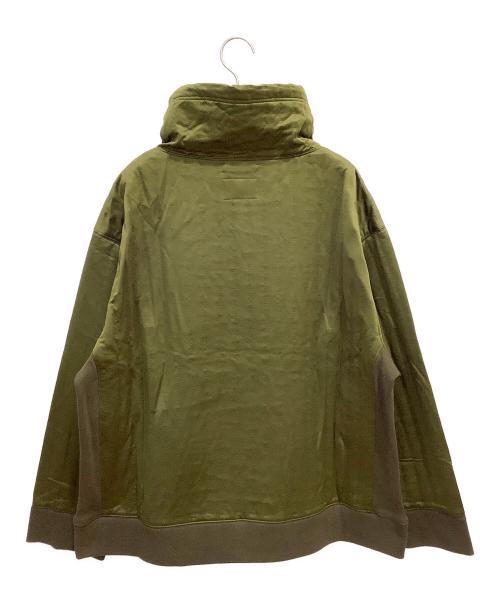 WESTOVERALLS（ウエストオーバーオールズ）WESTOVERALLS (ウエストオーバーオールズ) QUILTING HIGH NECK TOP カーキ サイズ:Fの古着・服飾アイテム