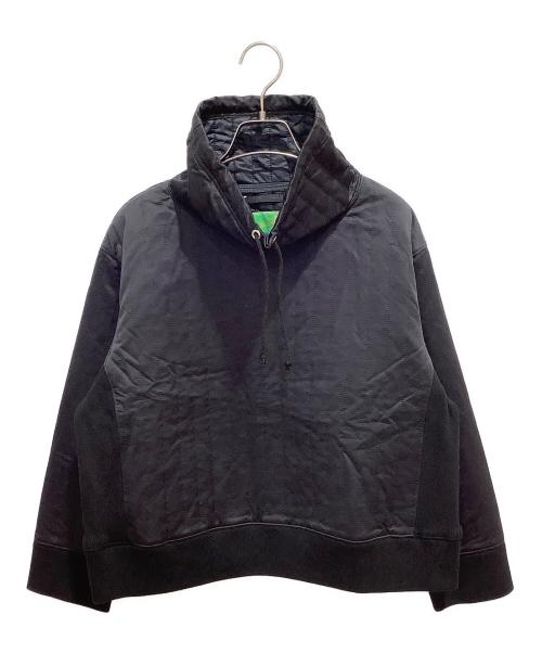 WESTOVERALLS（ウエストオーバーオールズ）WESTOVERALLS (ウエストオーバーオールズ) QUILTING HIGH NECK TOP ブラック サイズ:Aの古着・服飾アイテム