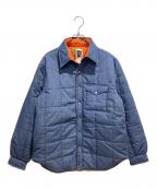 WESTOVERALLSウエストオーバーオールズ）の古着「リバーシブル 中綿ジャケット」｜ブルー