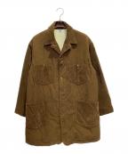 LEE×WESTOVERALLSリー×ウエストオーバーオールズ）の古着「コーデュロイボアコート」｜ブラウン