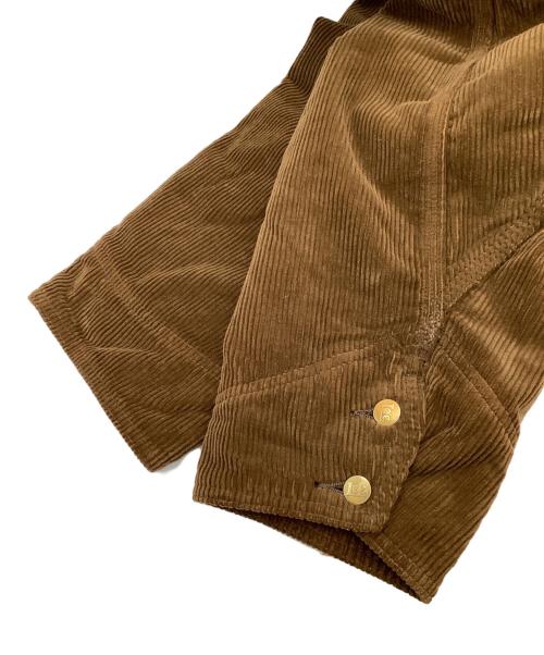 LEE（リー）LEE (リー) WESTOVERALLS (ウエストオーバーオールズ) コーデュロイボアコート ブラウン サイズ:S(M)の古着・服飾アイテム